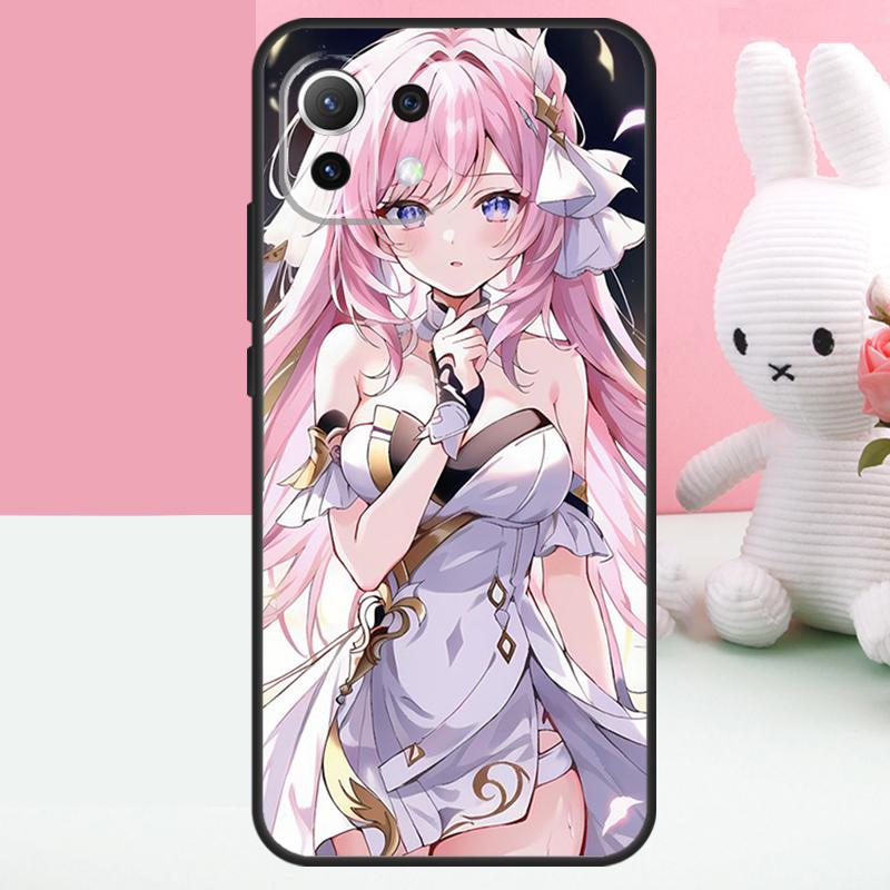 Elysia Honkai Impact Case For Xiaomi 14 13 15 Ultra 15T 13T 14T Pro 17 Pro Max POCO X7 X5 X6 Pro F5 F6 F7 Funda