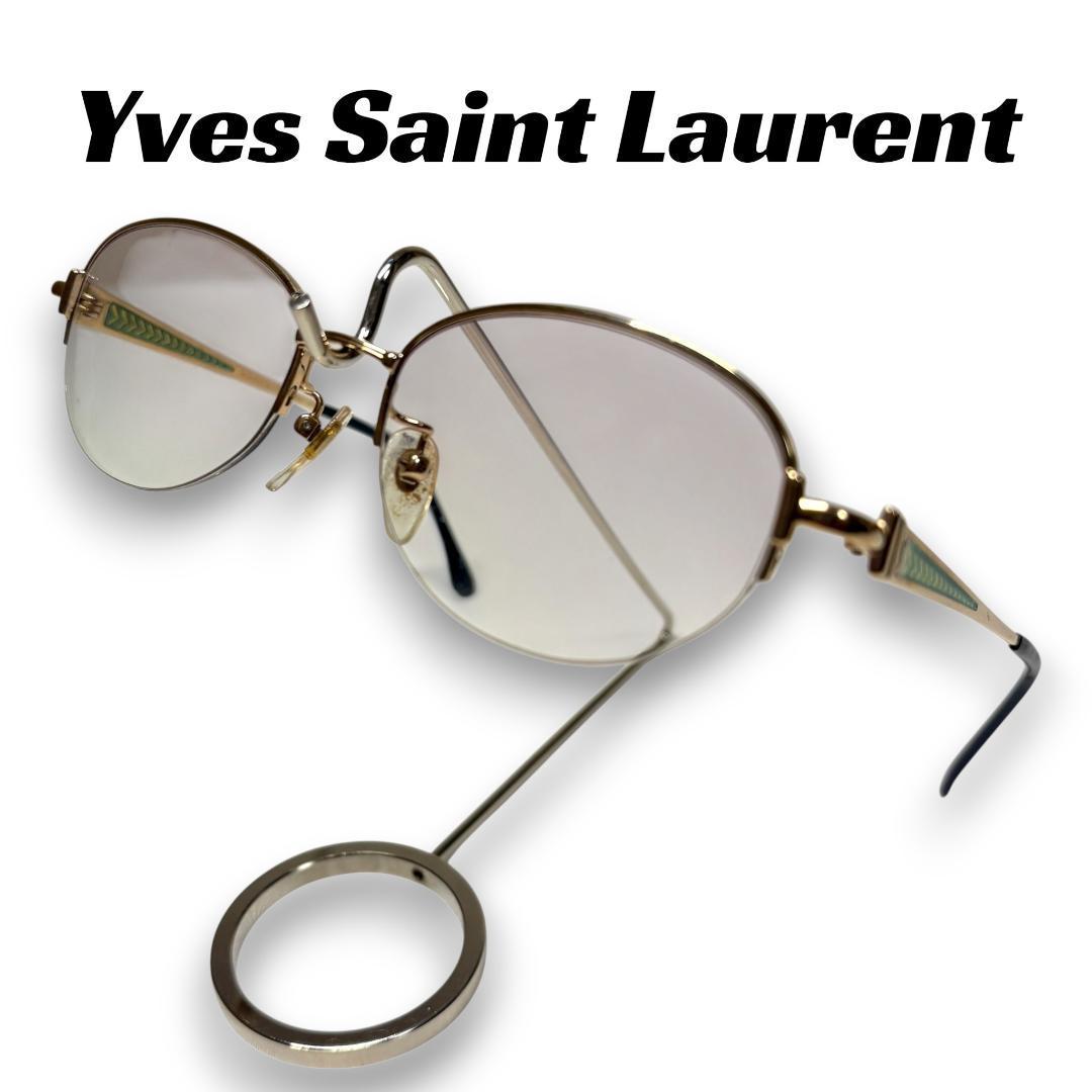 Used YSL Yves Saint Laurent Vintage Titanium Glasses Glasses 30-0050