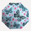 1pc Butterfly Floral Pattern Automatic Folding Umbrella - Portable Collapsible 8-Rib Umbrella for All Seasons yy251119190