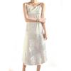 Women's Halter Dress Summer Jacquard Sexy All-in-one Dress High-end Light Luxury Eldest Girl Dress