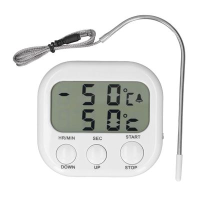 Food Probe Thermometer 2 In 1 Digital Meat Thermometer for Smoker Barbecue Kitchen Oven