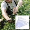 Unique Design Leaf Rake with 12 Tooth Plastic Grass Rake Flower Planting Rake