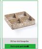 Mid-Autumn Festival Cattail Weave Handmade Plant Fiber Flower Pot
