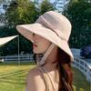 Summer Fashion Versatile Sun Hat Children's Designer Bow Bucket Hat High-end Face Small Sunscreen Hat