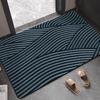 Modern Simple Bathroom Mat Water Absorbent Non-Slip Entrance Carpet Household Striped Living Room Entrance Diatomaceous Earth Durable Foot Mat