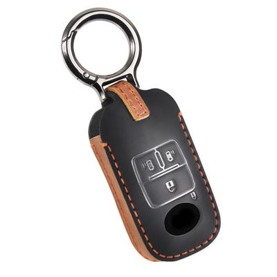 Capa de Chave Toyota Rise Daihatsu Couro Genuíno Rocky Novo Tuft Capa de Chave Inteligente Novo