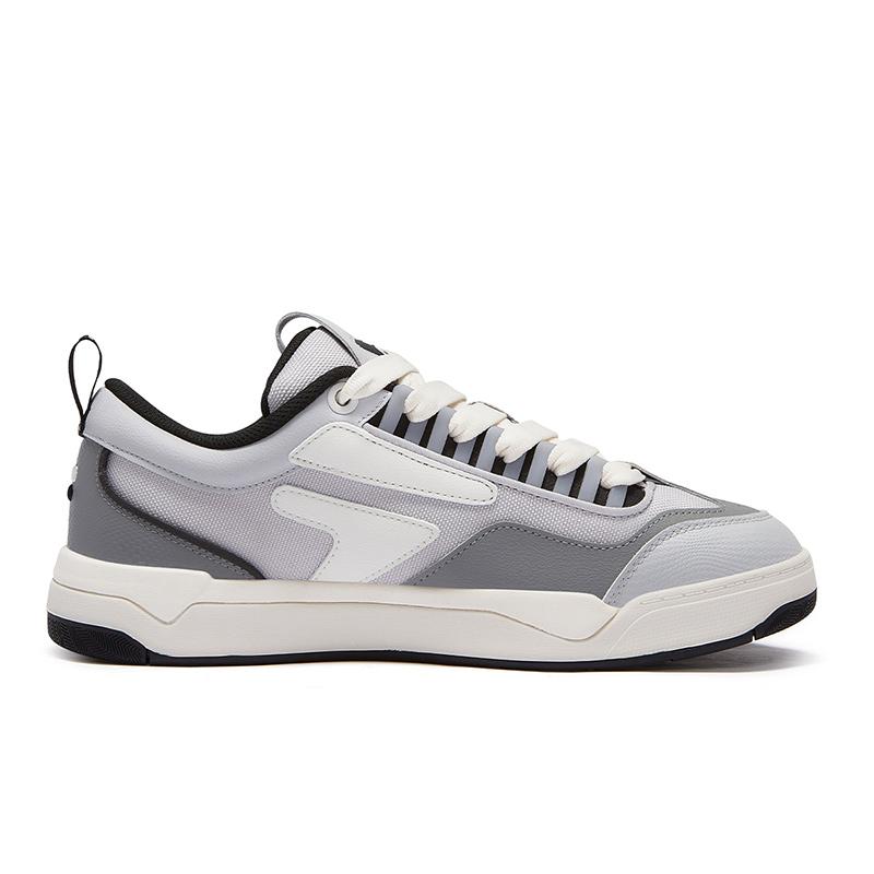 FILA Fusion Nollie Versatile Low-Top Skate Shoes Men sneaker White Gray T12M512313FLW