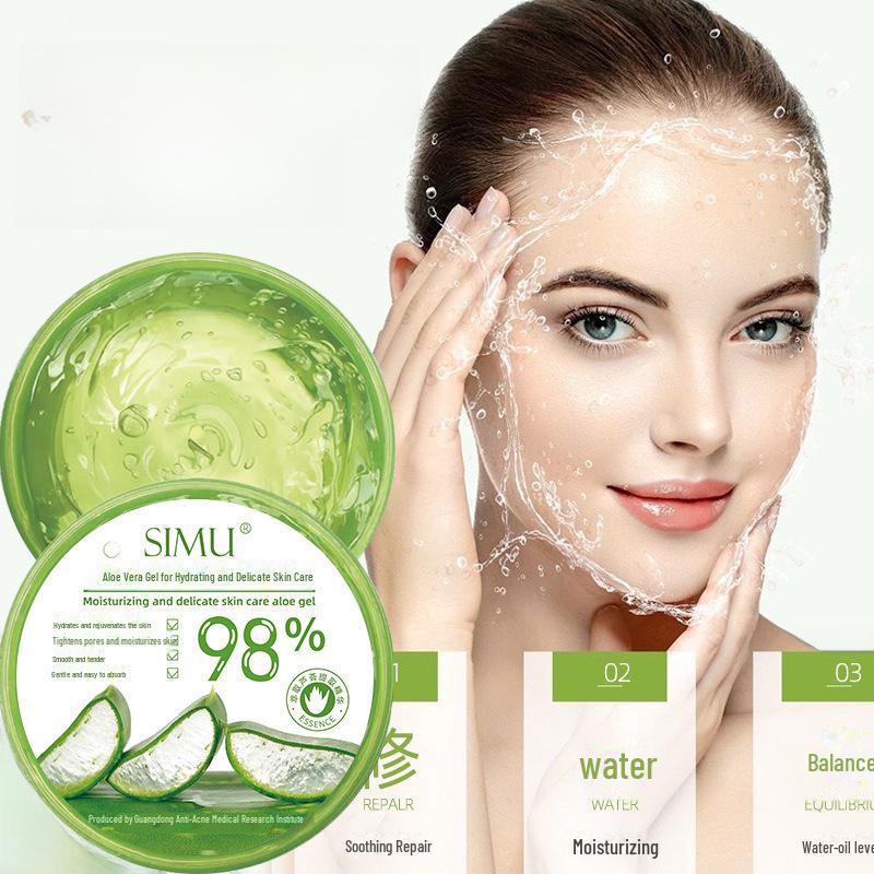 Oficiální péče o pleť s aloe vera: Gel na odstranění akné & Hydratační krém