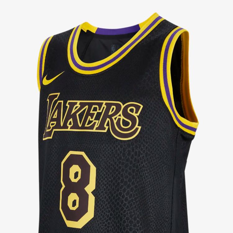 Nike FW23 Mamba Series City Edition Childrens Basketball Jersey Kids Basketball Jersey Black FZ9862-010