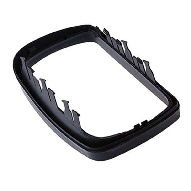 1Pair Car Black Rearview Mirror Cover Shell Side Mirror Frame Replacement For-BMW E53 X5 2000-2006