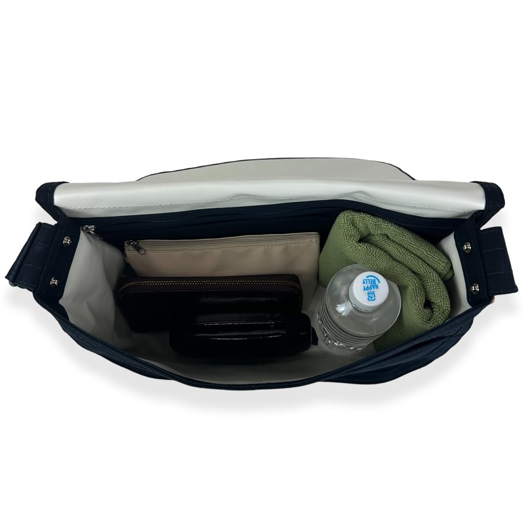 [Porter] Naked Shoulder Bag (L) 667-19471 NAKED Navy (50)