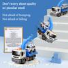 Children's Trailer Toy Transport Flatbed Truck Large Crane Crane Road Rescue Car Boy Car Toy Birthday Gift