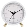 European-Style Alarm Clock New Quartz Minimalist Silent Children's Clock Living Room Desktop Round Creative Student Analog Table Clock