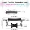 2PCS Guitar Rolling Capo Sliding Adjustable Capo Rubber and Stainless Steel Capo