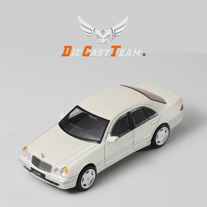DCT/Shadow 1/64 Mercedes-Benz E55 AMG (W210) Car Alloy Toys Motor Vehicle Diecast Metal Model Kids Xmas Gift Toys for Boys
