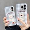 Painted Phone Case for iPhone 12 13 15 16 iPhone 16 12 13 14 15 Pro  14 15 16 Pro Max Coverage Shockproof Anti-Fingerprint Fresh Style Protective Case