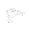 MOC 10PCS 15706 A-Shape With 2 Rows Wedge Building Blocks Kit 4 Studs Plate House Brick Particle Educational Toy Children Gifts