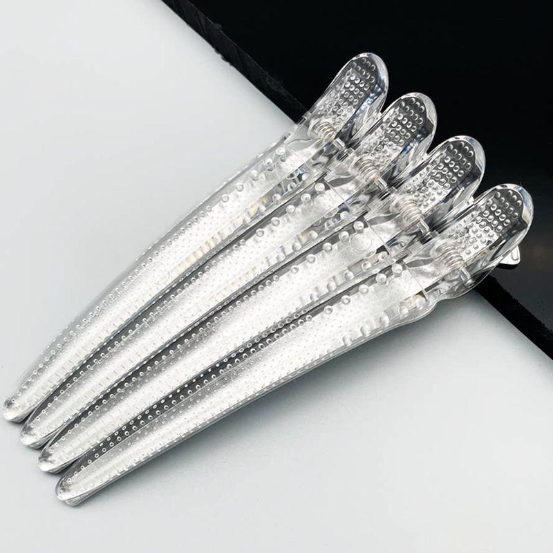New Large Hair Clip with Extended Length for Hair Cutting and Sectioning, Crystal Non-Marking Clip, Professional Clip for Hairdressers