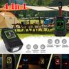 New 4 IN 1 Carbon Monoxide Detector with Alarm LCD Display Screen Humidity Temperature Detection CO Detector for Outdoor Air Concentration Monitoring