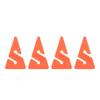 4Pcs Scuba Dive Line Arrow Marker Wreck Cave Dive Triangle Line Arrow Marker ABS Triangle Shape