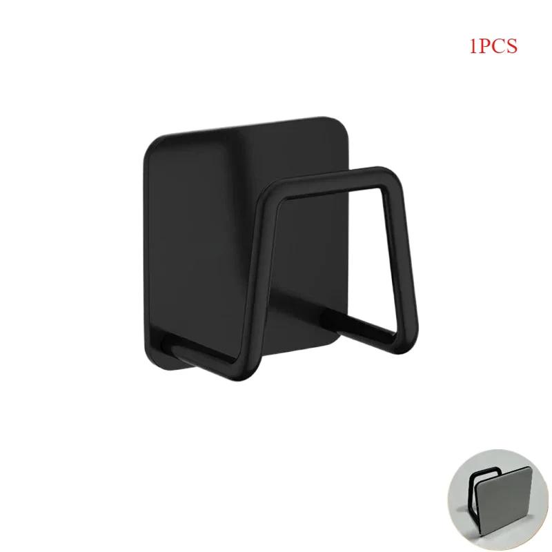 

Держатель для кухонной раковины из нержавеющей стали, самоклеящаяся сушилка для слива, кухонные настенные крючки, органайзер для хранения аксессуаров