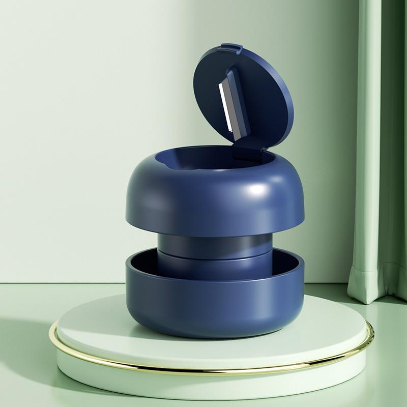 Portable Pill Cutter & Grinder: Compact Medication Box for Splitting, Grinding, and Dispensing Small Pills On-the-Go