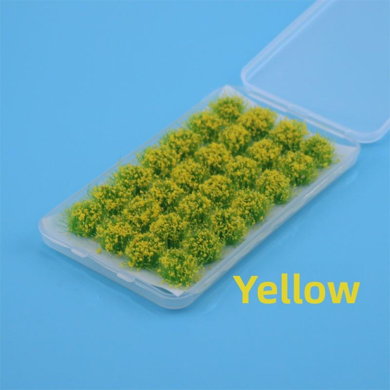 24pcs Realistic Mini Grass Clumps Dollhouse Micro Landscape Diy Garden Terrarium Diorama Building Model Landscape Accessories