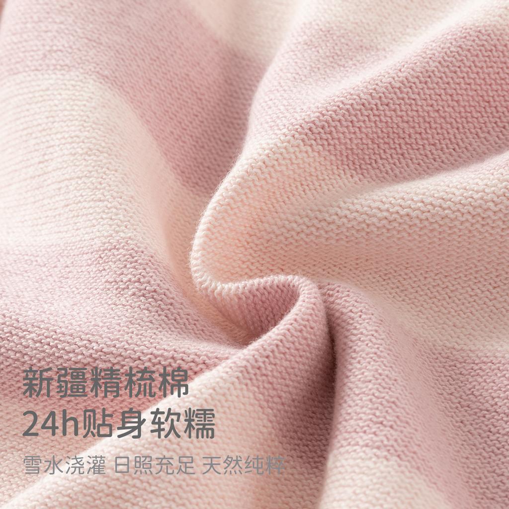 David Bella Girls' Anti Static Knitted Sweater Vest Autumn Collection New Baby Cotton Striped Vest