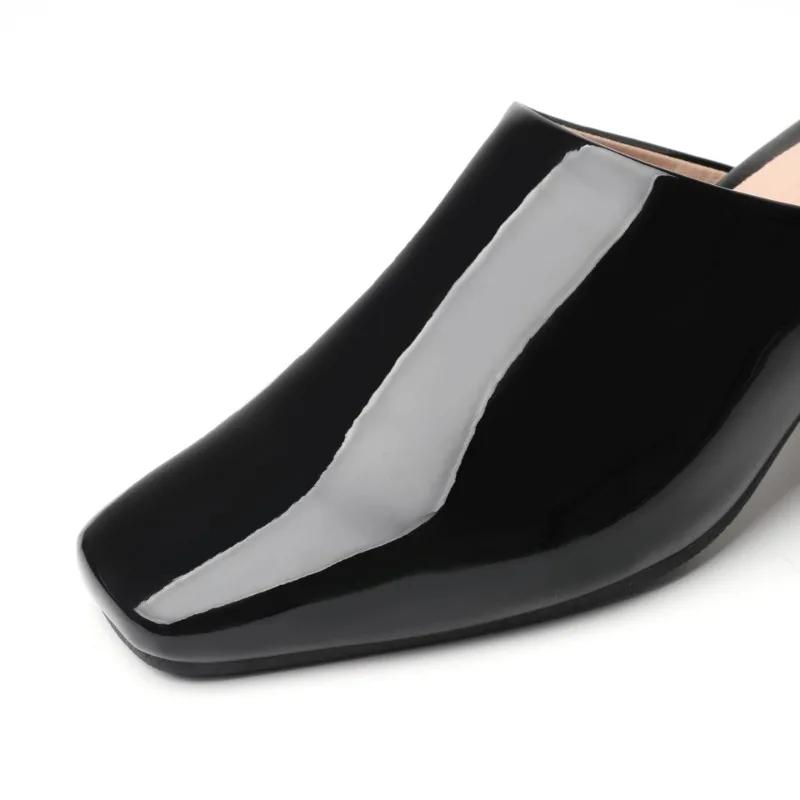 Fashion New Summer Candy Colored Low Heel Outdoor SlippersEuropean and American Women's Simple and Fashionable Coarse Heel Sandals