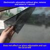 Car Window Shade Electrostatic Stickers Anti-UV Privacy Black White Dotted Sunshade Window Stickers for Auto Side Blocks Covers