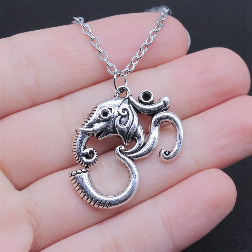 OM Jógový náhrdelník na krk 43cm řetízek Dámské šperky Plážové Boho věci