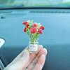 Creative Mini Simulation Sunflower Car Interior Center Console Decoration Crafts Cute Sweet Car Interior Accessories Gifts