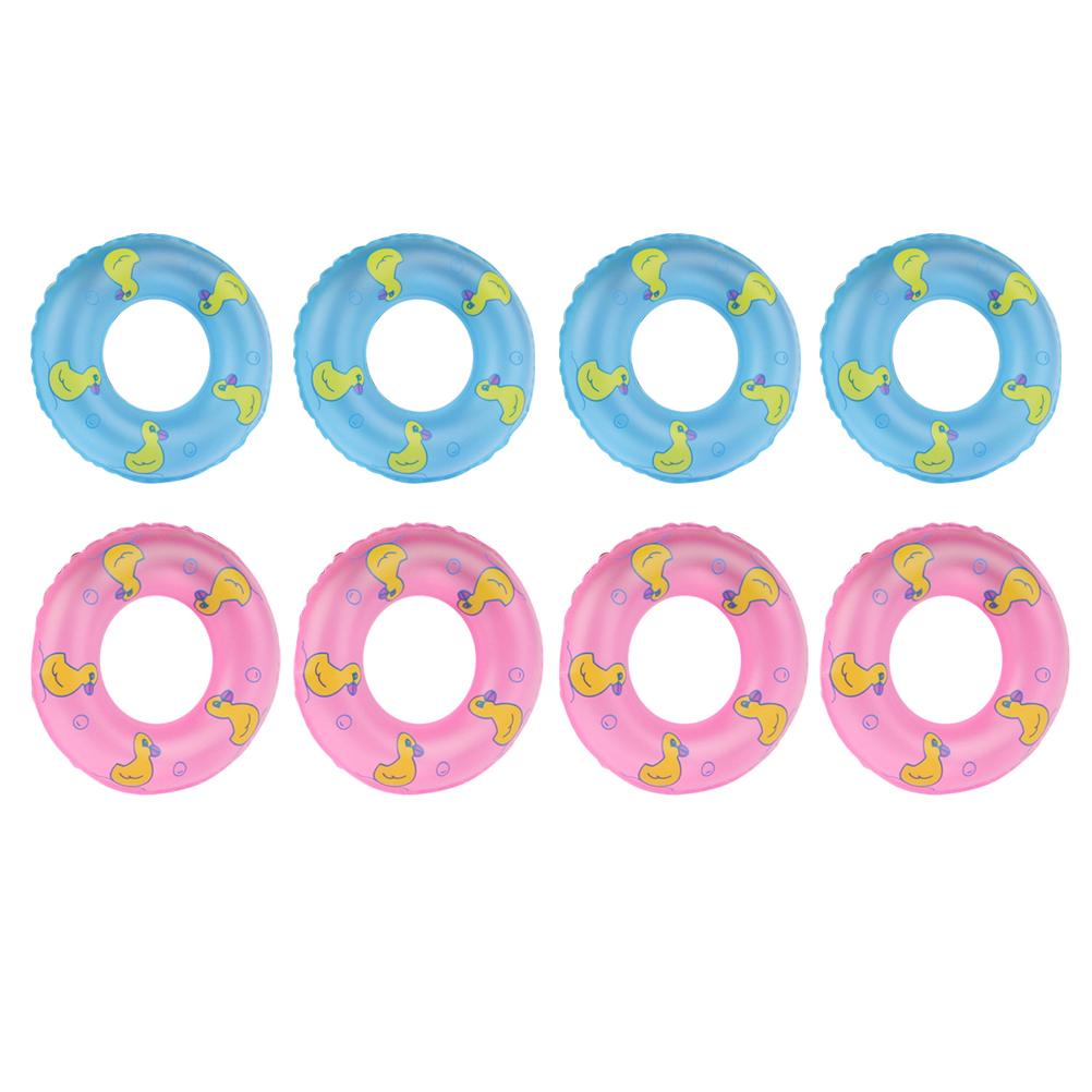 10 Pcs Aid Float Rings Swim Kid Swimming Inflatable Dolls Toys for Toddlers Mini