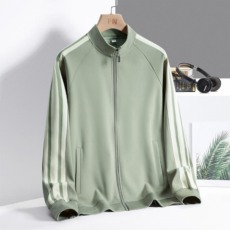 Lapel Jacket Jacket Men's Handsome Jacket Spring and Autumn New Loose Stand Collar Jacket