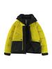 Men's Hooded Down Jacket, New Winter 2025 Color Block, Warm Thickened Workwear with Stand Collar