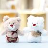 Plush Teddy Bear Keychain Cute Doll Gift For Girls And Bag Decor