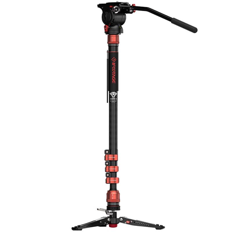 IFOOTAGE Cobra 3 Углепластиковый монопод с комплектом жидкостной головки K5S