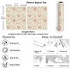 VEELIKE Wallpaper Floral Removable Damask Leaf Heat Sticker Cutting Wall Removable Fusuma Vintage Sticker, Pattern, Wallpaper, Beige, Style, Pattern,