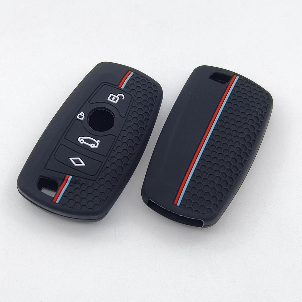 Soft Silicone Protective Key Case for BMW F-Series: New 5, 3, & 7 Series