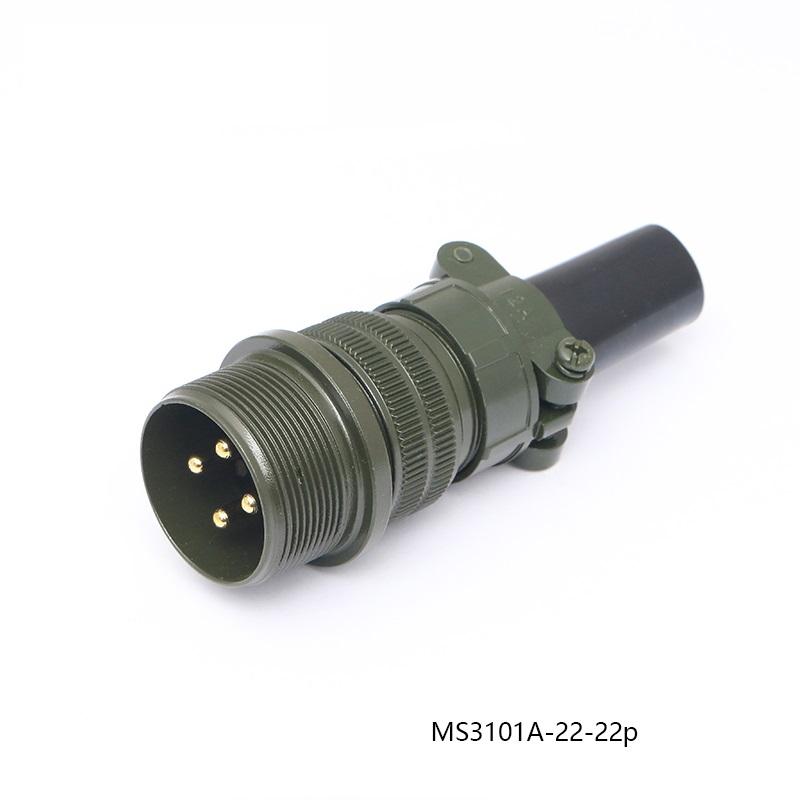 MS3106A 22-22S MS3102A 22-22P Aviation Plug Servo Motor Connector MS5015 4-core 4 Pin US Military Standard MS3100A MS3101A