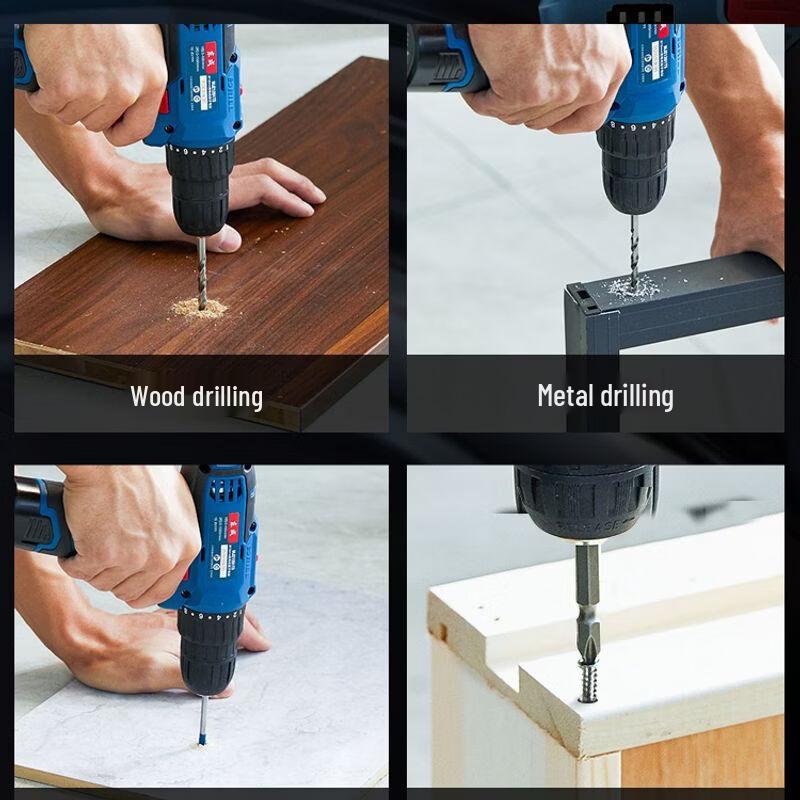 Dongcheng Cordless Brushless Lithium Impact Drill & Screwdriver CN plug (adapter included)
