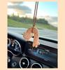 Cute Cartoon Cat Design Car Air Freshener Rearview Mirror Pendant Creative Decoration for Girls' Interior Cono Aroma