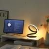 1PC Creative Circular Desktop Lamp, Powered by USB - Three-color Lighting, Suitable for Various Occasions