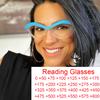 New Blue Cat Eye Presbyopic Reading Glasses Women Fashion Computer Transparent Eyeglasses +1.75 +2 +6 Plus
