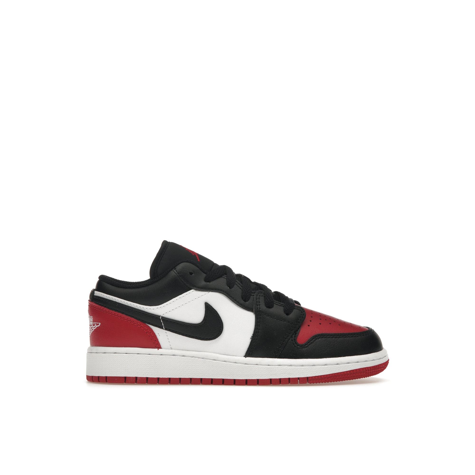 Air Jordan 1 Low GS Bred Toe 2.0 553560-161 38.5