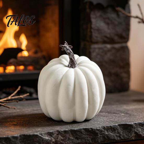 Artificial Pumpkins for Halloween Decorations Thanksgiving Pumpkin Decoration, Farmhouse Harvest Season Fake Craft Parent Child Activities Table