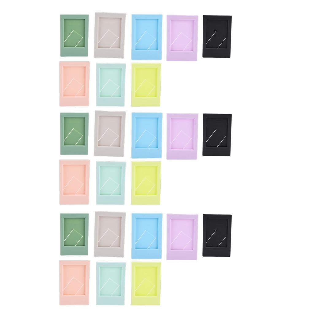 Photo Frames Fit for Films 3x2 Inch ABS PP Camera Picture Frames for Tabletop Display Home Decor