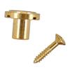 2Pcs Round Slotted String Retainer Guide Tree With Screw for Guitars