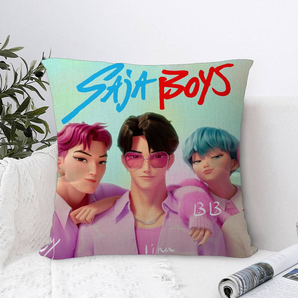 Kpop DDemon HHunters Pillowcase toon Gift Cushion Cover Bedroom Home Sofa Chair Seat Decor pillow case