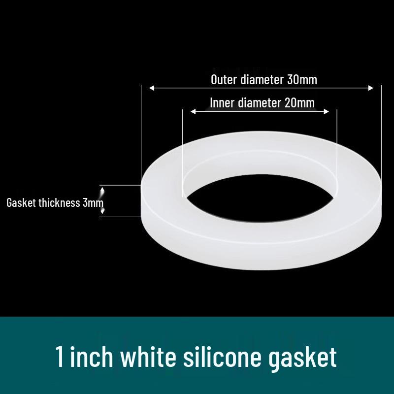 Набор силиконовых резиновых уплотнительных прокладок: Плоские шайбы 1/2 , 3/4  и 1  для душевых смесителей и водопроводных труб